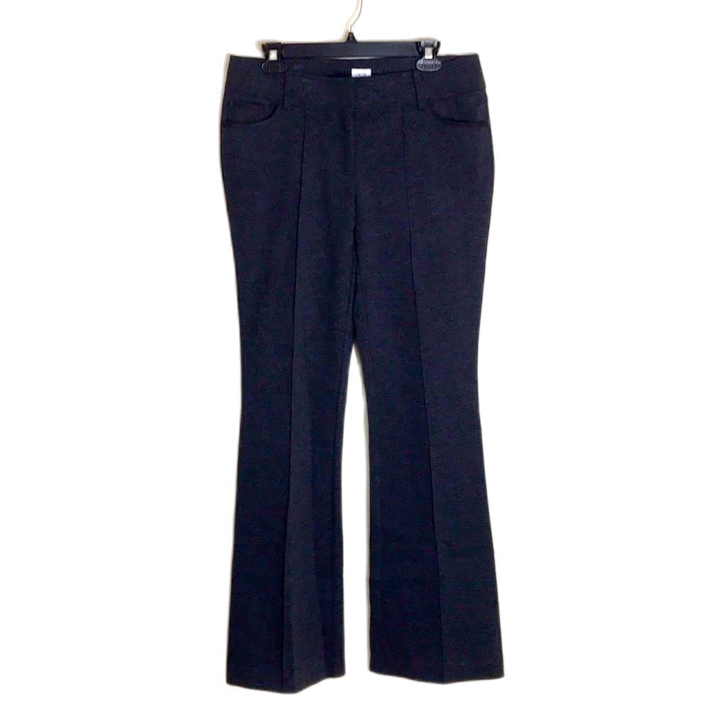 Cache Women's Dress Pants Flare Leg Stretch Career Trousers Gray Size 10